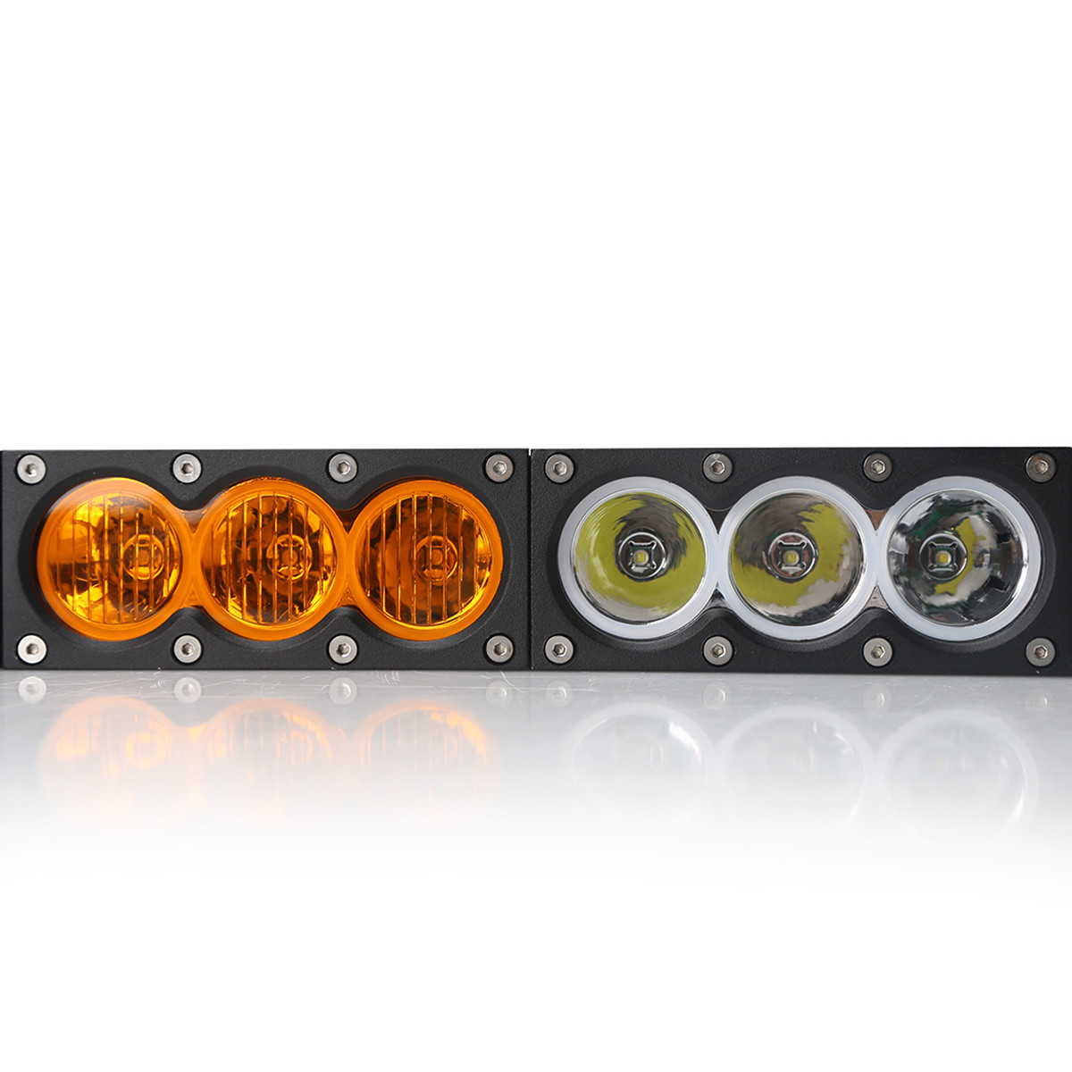 H Style 240W White to Yellow Color 24pcs 10W CREE LED LIGHT BAR 6000K 10-30V Combo Beam,Flood Beam, Spot beam