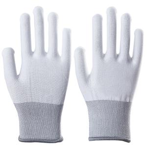 Quality White PU Coating Cleanroom Gloves Anti Static ESD Work Mitten Carbon Fiber Safety Hot Selling wholesale