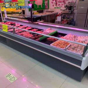 Quality Cold Storage Meat Display Freezer 160L No Door Butcher Shop 0 - 5 ℃ Cooler wholesale
