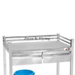 304 Stainless Steel Medical Trolley Cart for Clinic