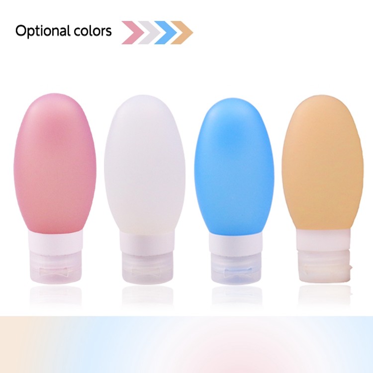Mini Portable Silicone Travel Containers Unique Human Body Shape With Suction Cup