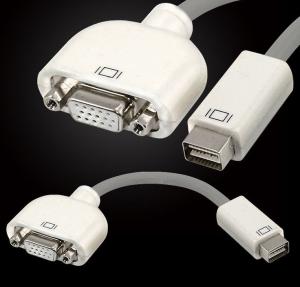 Quality Mini DVI Male to VGA Female Adapter Convertor for Apple MacBook Display Monitor wholesale