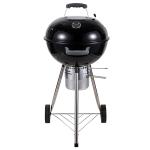 Outdoor Barbecue 18 inch Deluxe Kettle Charcoal Grill with Portable Charcoal