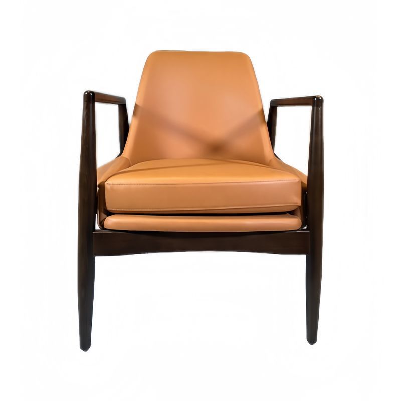 Wholesale Modern Durable Solid Wood PU Leather Living Room Hotel Furniture Chair