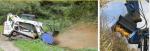 High Strength Hydraulic Trencher , Hydraulic Ditch Digger Flexible Control