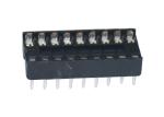 Medical Equipment 18 Pin IC Socket Brass Contact Environmental Protection