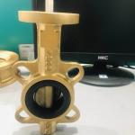 marine copper wafer type butterfly valve
