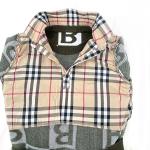 Children's autumn boys' jacquard knitted sweater Polo shirt baby spring and