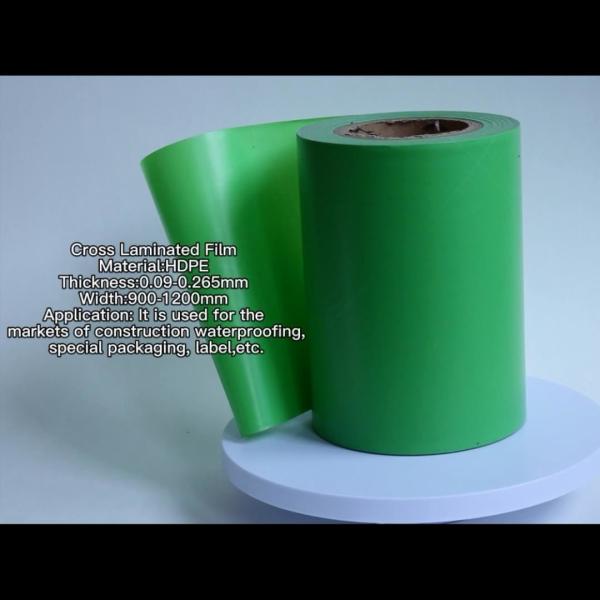 110-140C Heat Resistant Cross Laminated Film Max.F≥250 N/50mm 200% Elongation