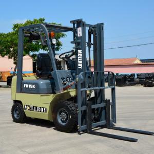 Quality 6° Mast Tilt Diesel Powered Forklift FD15 1220mm Fork Size wholesale