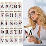 Exquisite Customized Logo 16oz Sublimation Glass Water Bottle Clear Floral