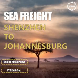 Quality Direct Sailing Worldwide Sea Freight From Shenzhen To Johannesburg South Africa wholesale