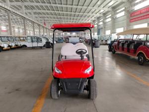 Quality Cost-Effective Four-Seater Forward-Facing Electric Golf Cart With Customizable Colors Lead-Acid Battery And LED Lights wholesale