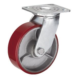 Quality Swivel PU cast iron Caster wholesale