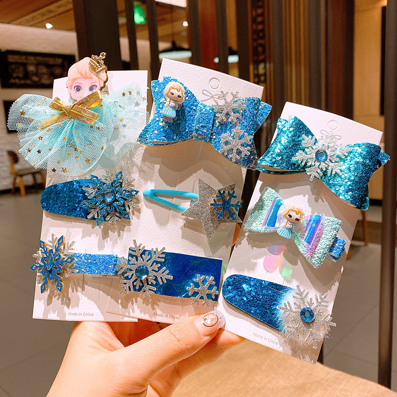 Baby Hairpin Infant Korea Cute Little Virgin Baby Headdress Princess Bow Side Clip Children Hair Accessories