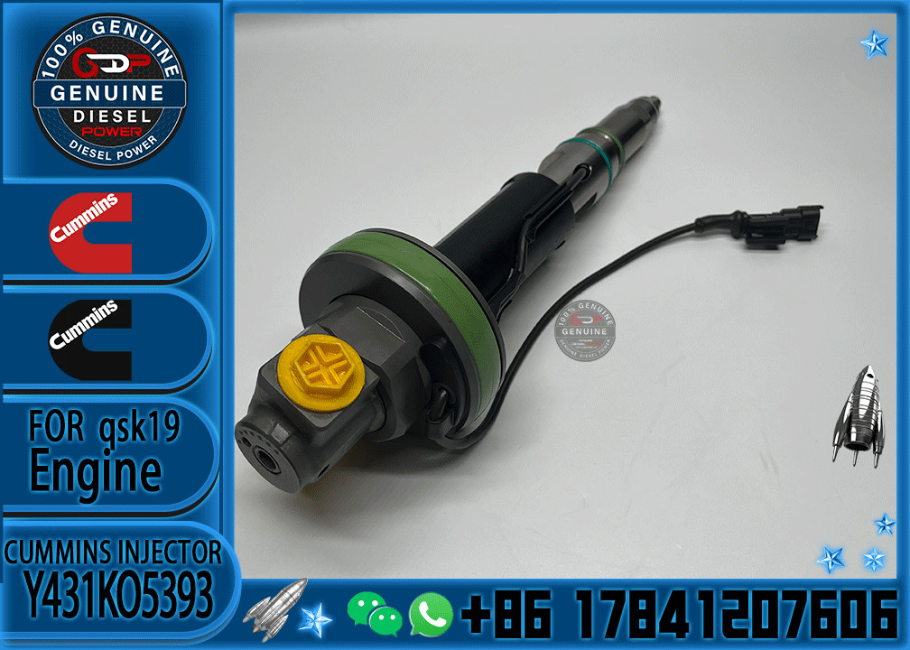 Diesel Engine Injector QSK19 Fuel Injector Y431K05417 4955525 Y431K05248 Y431K05558 FOR C-UMMINS Y431KO5393