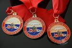 Rowing Gifts Competition Medals And Medallions Sports Day Medals With Red Ribbon