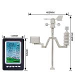 Outdoor Air Pressure Temperature Humidity Sensor For WS3030C Wireless Weather