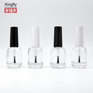 Quality 15ml Round Nail Polish Bottle Uv Gel Nail Polish Bottle With Cap And Brush wholesale
