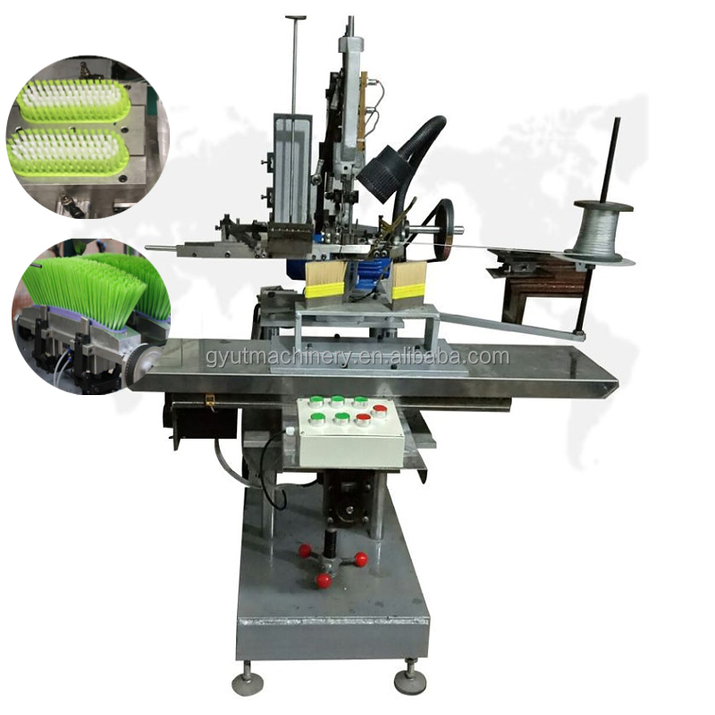 United Kingdom Location Custom-made Double Stage Broom Tufting Making Equipment
