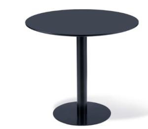 Quality Modern round black coffee furniture table wholesale