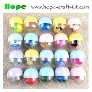 Quality Various Size Mixed Colors Gachapon Eggs surprise Gacha Balls Capsule Eggs can be filled with small toys as fun toys wholesale