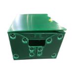 Polypropylene Postal Mail Tote Corrugated Plastic Boxes Bins Rigid Customized