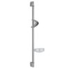 Buy cheap stainless wall mount shower sliding bar set rainshower pipe chromed soap dish from wholesalers