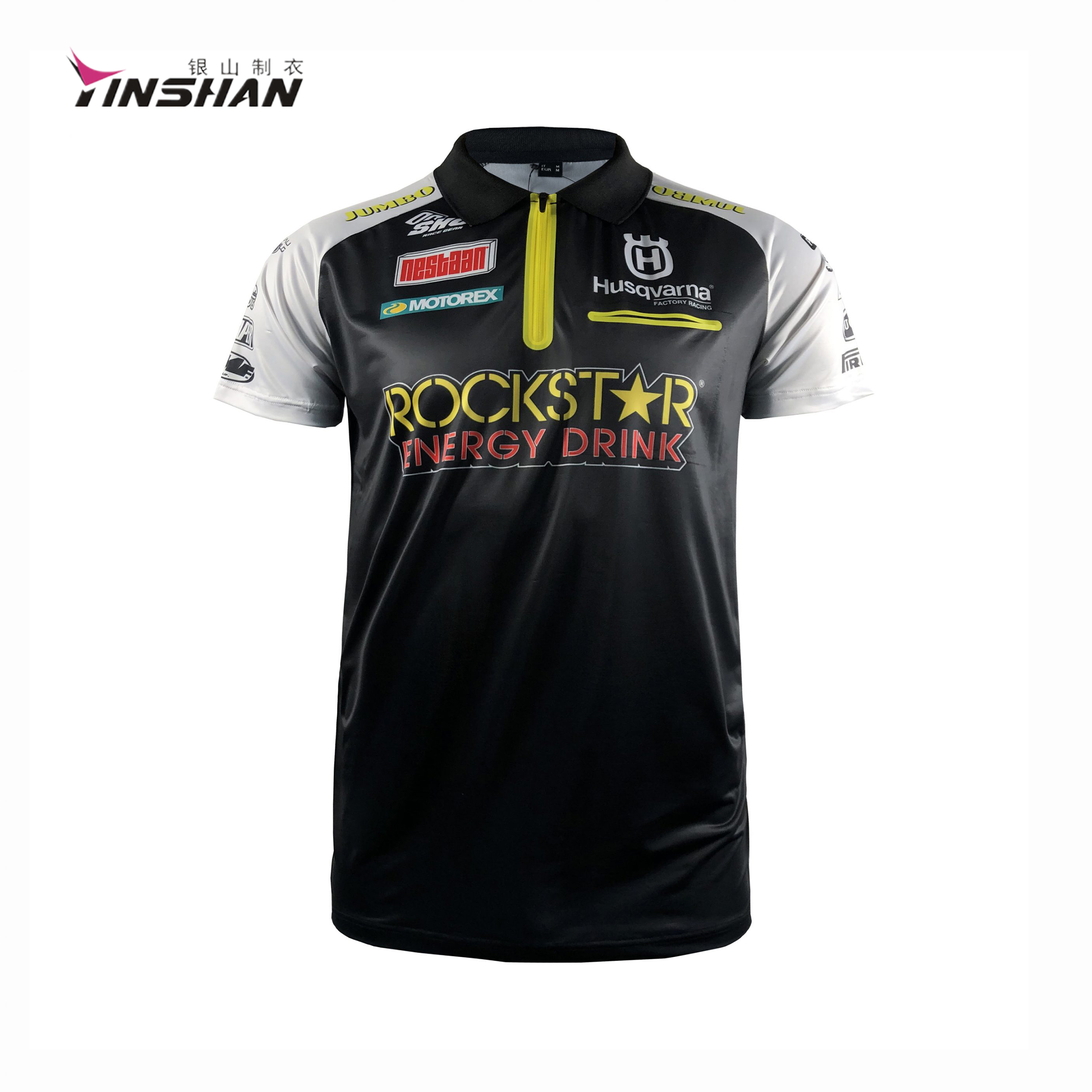 QUICK DRY Sublimation Printing Men Shirt Polo Shirt Sportswear F1 Clothes Racing Shirt