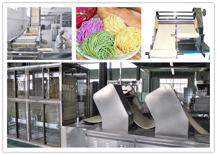Multifunction Fresh Noodle Making Machine Production Line High Speed Processing