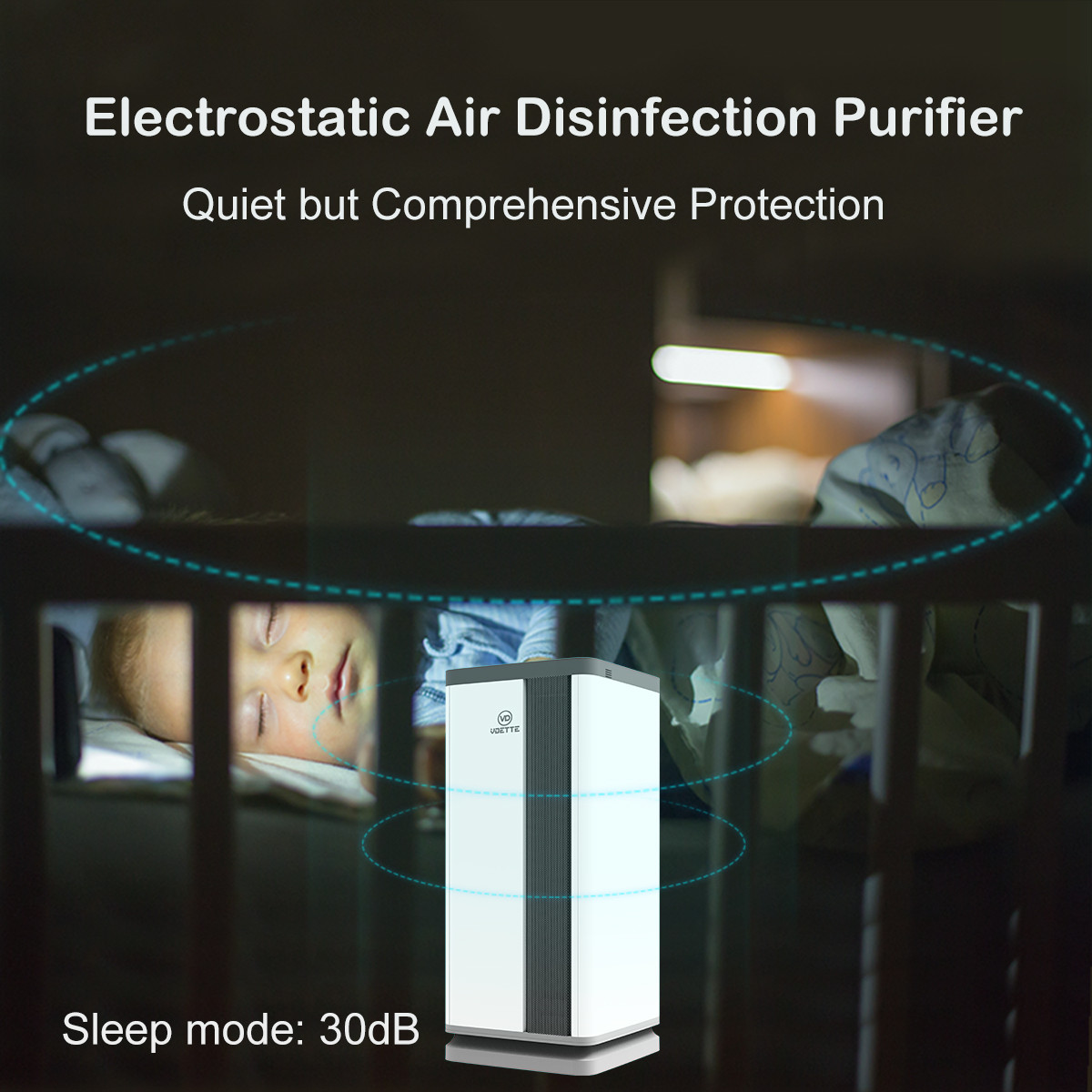Smart Control Plasma Air Sterilizer With Washable ESP Filter Kill H1N1 Remove Odors