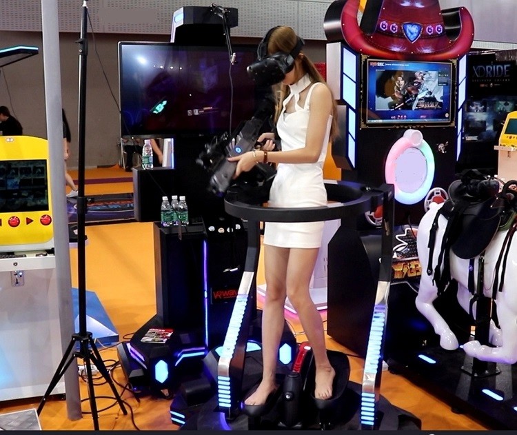 Exclusive Shooting Game Virtual Reality Simulator For Game Zone Customized Color