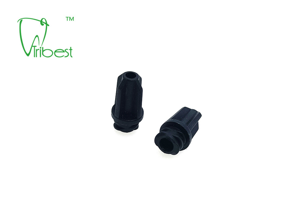Medical Sterile Luer Lock Luer Slip Dental Syringe Cap Disposable Black White