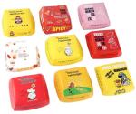 Wholesale customized hamburger boxes disposable fast food grade kraft paper