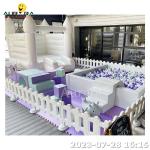 Soft Play Indoor Soft Play Equipment For Sale White With Inflatable Bounce House