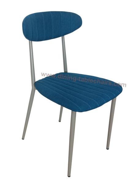 Soft Fabric Upholstered Dining Chairs , Skin Friendly Leisure Meeting Room