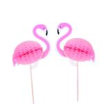 10CM Disposable Wood Bulk Toothpicks Flower Flamingo for Baking Cake