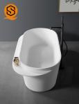 SGS Antibacterial 170cm Freestanding Adult Bathtub Matte White 300C