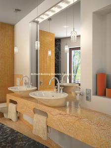 Quality Luxury Gold Macauas Quartzite Vanity Top, Brazil Yellow Quartzite Vanity Tops wholesale