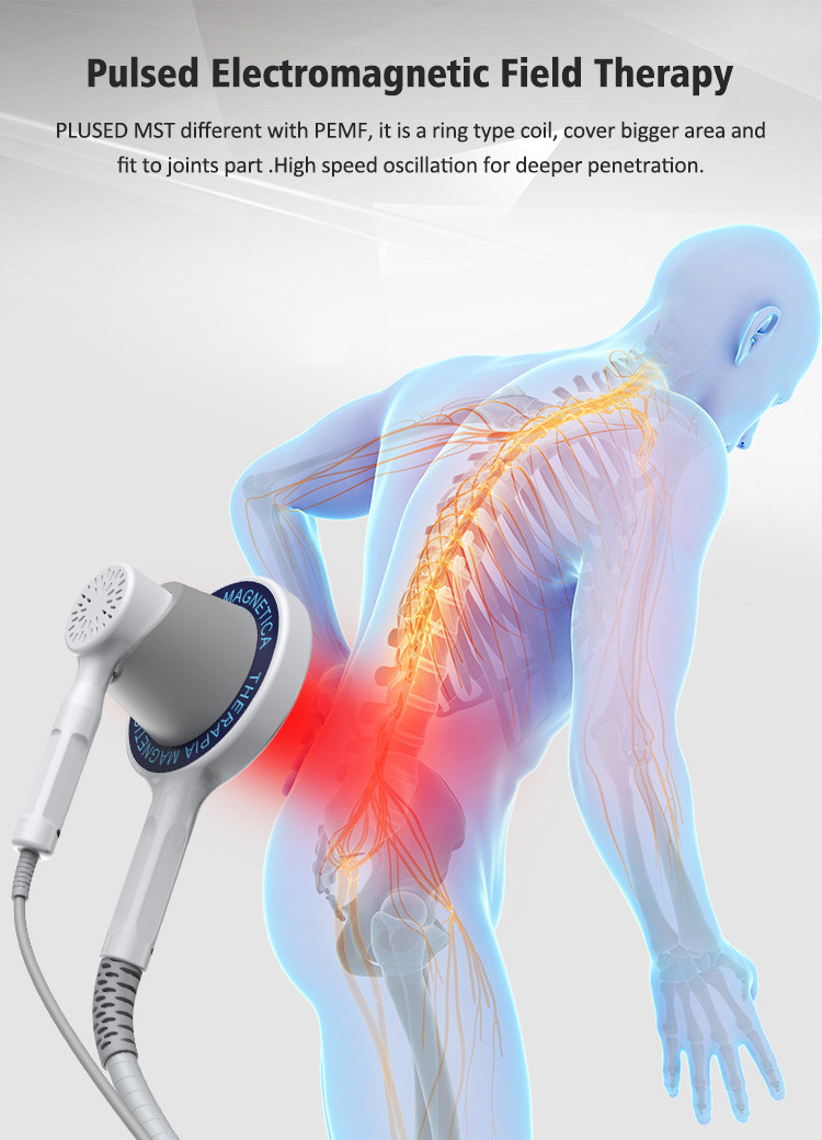 685nm 830nm Pulsed Electromagnetic Field Therapy Equipment 50W For shoulder / neck / waist pain