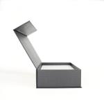 Rigid Cardboard Gift Packing Boxes Glod Hot Stamping Foil Magnetic Lid