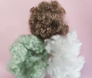 Quality 100% Regenerated Hollow Conjugated Siliconized Fiber , Polyester Hollowfibre 15D X 64MM wholesale