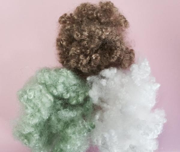 100% Regenerated Hollow Conjugated Siliconized Fiber , Polyester Hollowfibre 15D