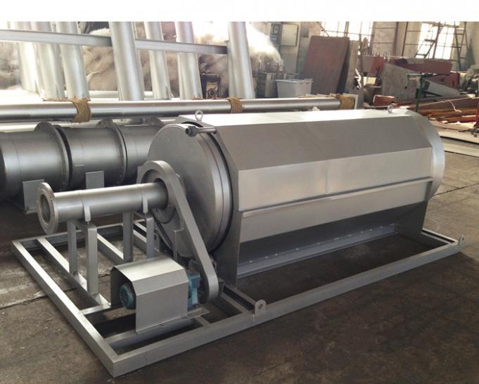 5000L/Hour Sugarcane Bagasse Paper Pulp Seaweed Dewatering Separator Micro Screen Rotary Drum Filter