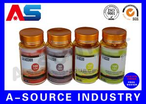 Quality Full Color Paper / PP / Laser Film Prescription Pharmacy Label With Hologram Effect For Medicine Jars wholesale