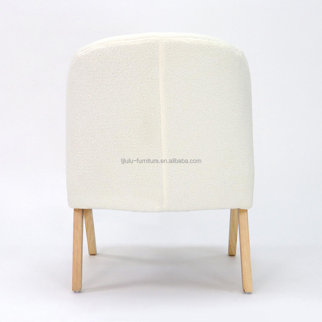 Living Room Design W58*D68*H78CM Nordic Lounge Leisure Wood Sofa Chair for OEM Service Accepted