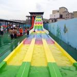 Commercial Amusement Aqua Park Equipment Toboggan Fiberglass Water Park Slides