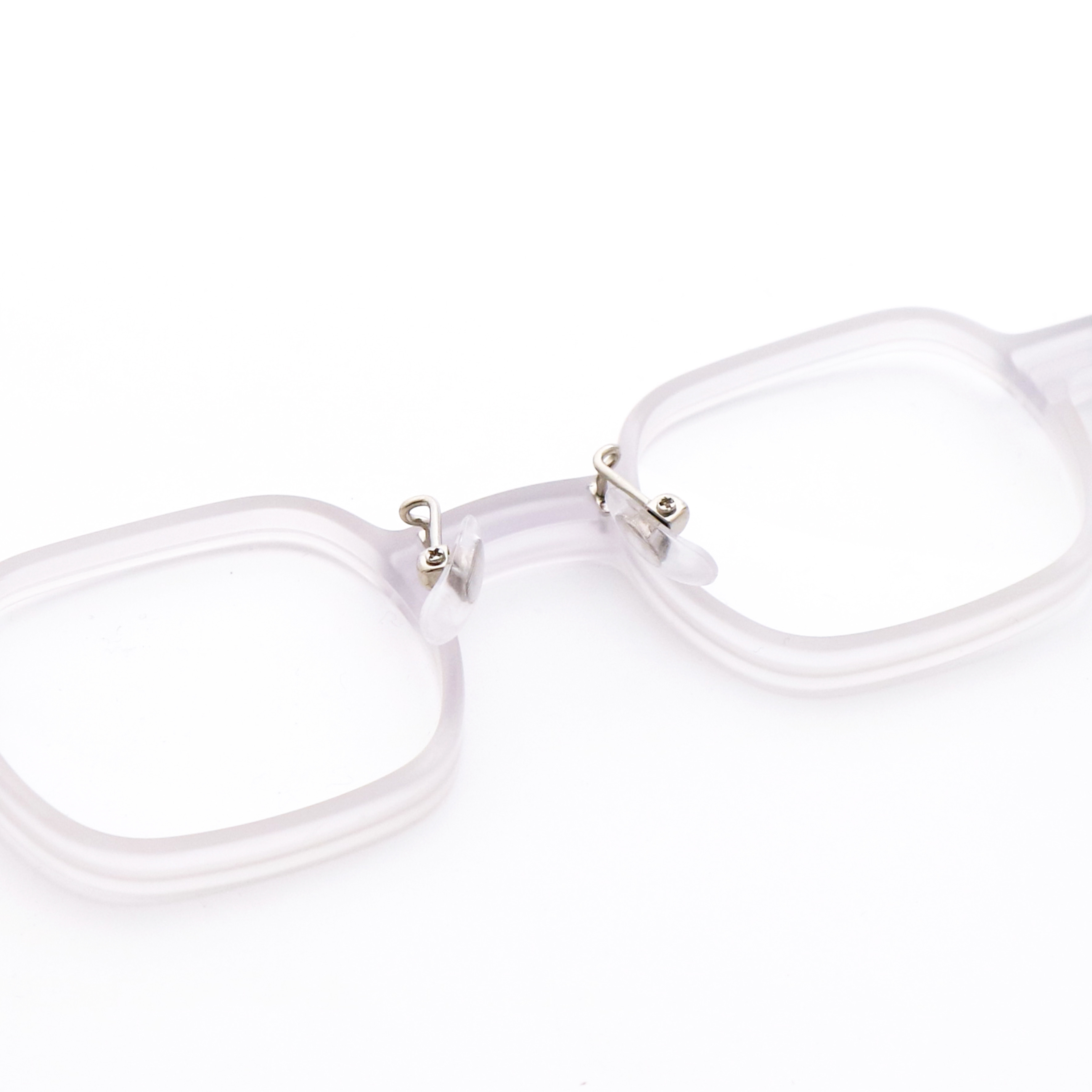 Arrivals Polygons Grey Green Acetate Glasses Frame High Quality