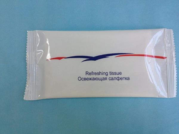 disposable individual packed customized airlines wet wipes