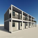 Concrete Modular Shipping Container Homes 20ft Mobile Prefab House